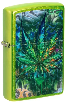 Motif de feuille de cannabis style graffiti