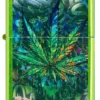 Motif de feuille de cannabis style graffiti