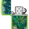 Motif de feuille de cannabis style graffiti