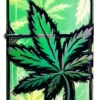 Motif de feuilles lumineuses