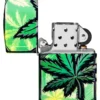 Motif de feuilles lumineuses