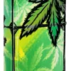 Motif de feuilles lumineuses