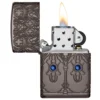Motif de vitrail gothique