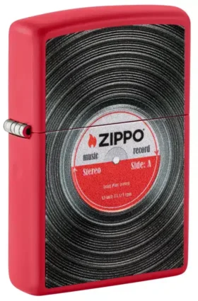 Motif « disque vinyle » zippo