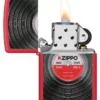 Motif « disque vinyle » zippo
