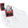 Motif « disque vinyle » zippo