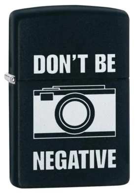 Motif « Don&rsquo;t Be Negative »