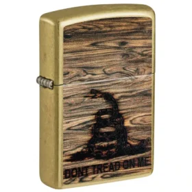 Motif « Dont Tread On Me® » gravé au fer rouge