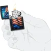 Motif drapeau peint