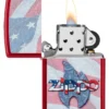 Motif drapeau zippo