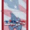 Motif drapeau zippo