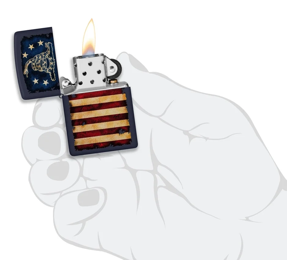 Motif du drapeau Vintage « Dont Tread on Me® » Motif du drapeau Vintage « Dont Tread on Me® »