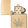 Motif feuille de cannabis