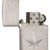 Motif « feuille de cannabis » chromé