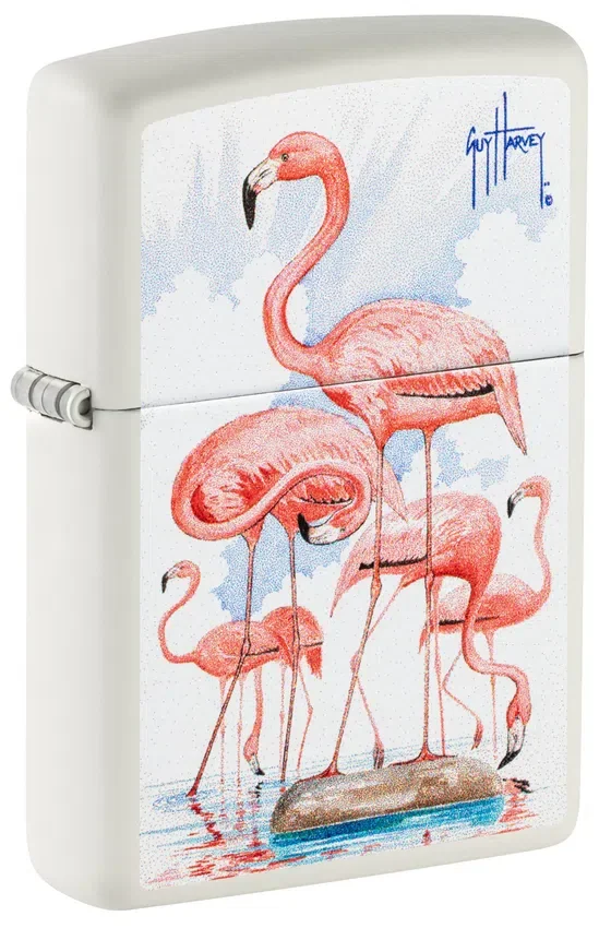 Motif « Flamants roses » de Guy Harvey Motif « Flamants roses » de Guy Harvey