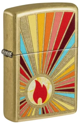 Motif « Flamme rayonnante »