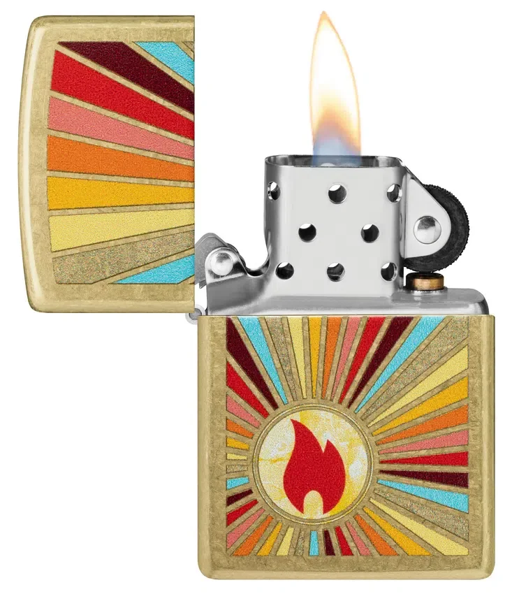 Motif « Flamme rayonnante » Motif « Flamme rayonnante »
