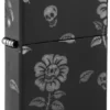 Motif « Fleurs et crânes »