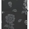 Motif « Fleurs et crânes »