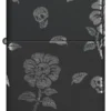 Motif « Fleurs et crânes »