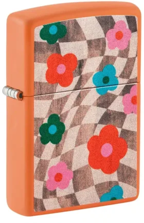 Motif floral ondulé