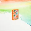 Motif floral ondulé