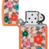 Motif floral ondulé