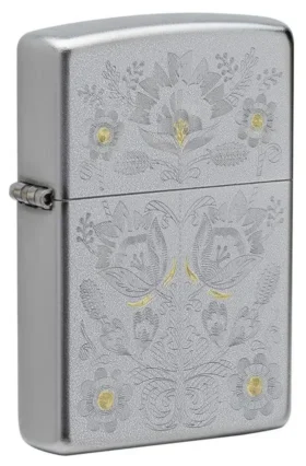 Motif floral peint