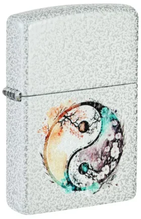 Motif floral Yin et Yang