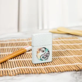 Motif floral Yin et Yang
