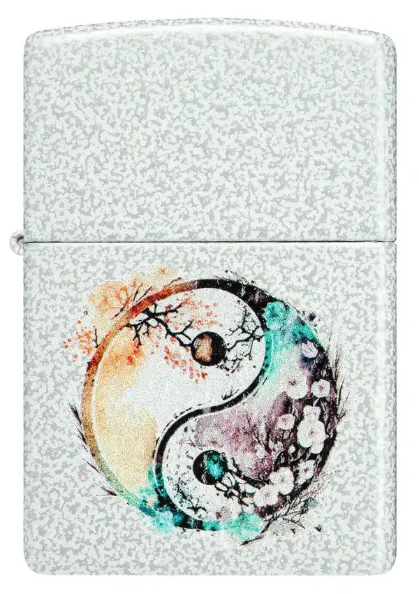 Motif floral Yin et Yang Motif floral Yin et Yang
