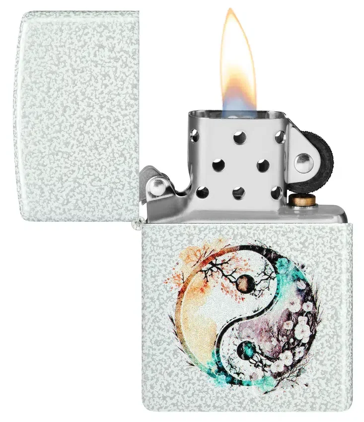 Motif floral Yin et Yang Motif floral Yin et Yang