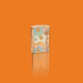 Motif « Flower Power » de zippo