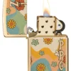 Motif « Flower Power » de zippo