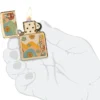 Motif « Flower Power » de zippo