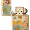 Motif « Flower Power » de zippo