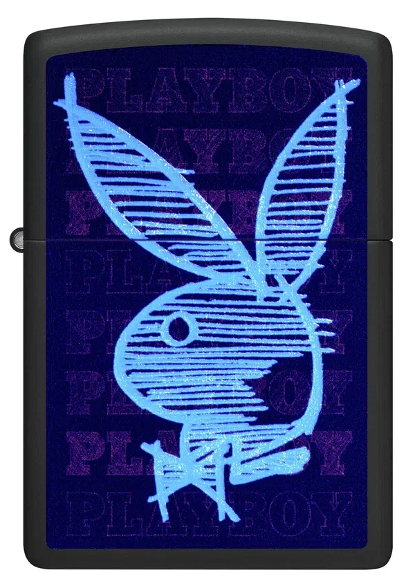 Motif « Lapin sous lumière noire » Playboy Motif « Lapin sous lumière noire » Playboy