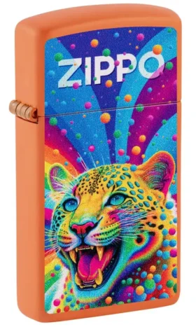 Motif léopard zippo