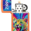 Motif léopard zippo