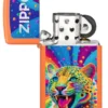 Motif léopard zippo