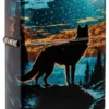 Motif « Loup au clair de lune » Motif « Loup au clair de lune »