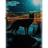 Motif « Loup au clair de lune » Motif « Loup au clair de lune »