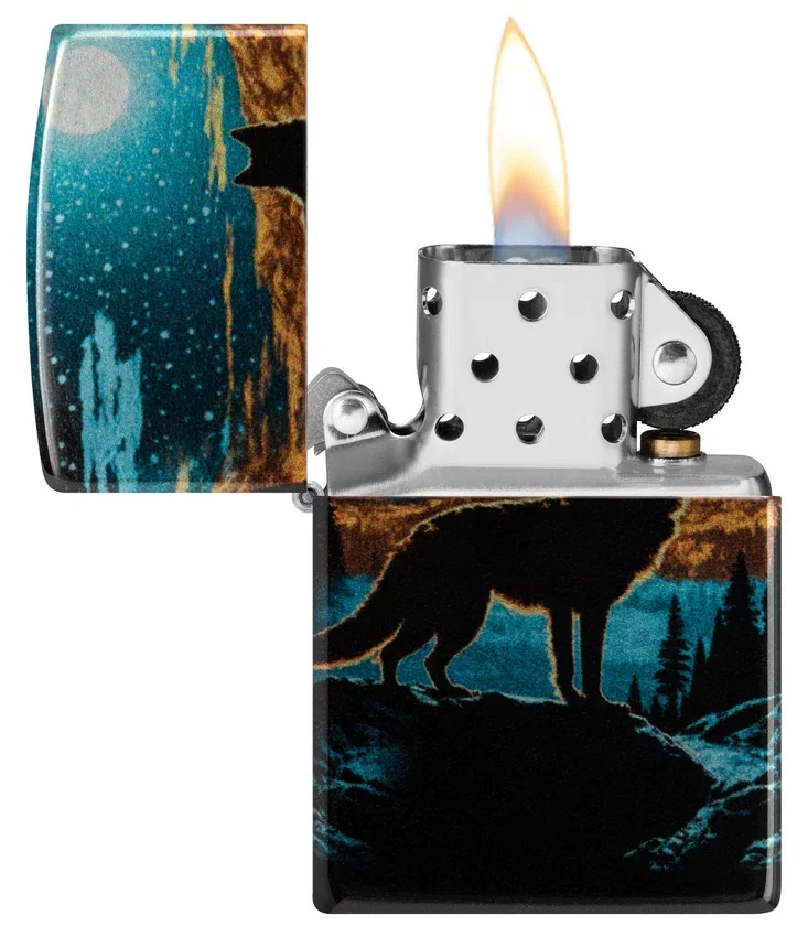 Motif « Loup au clair de lune » Motif « Loup au clair de lune »