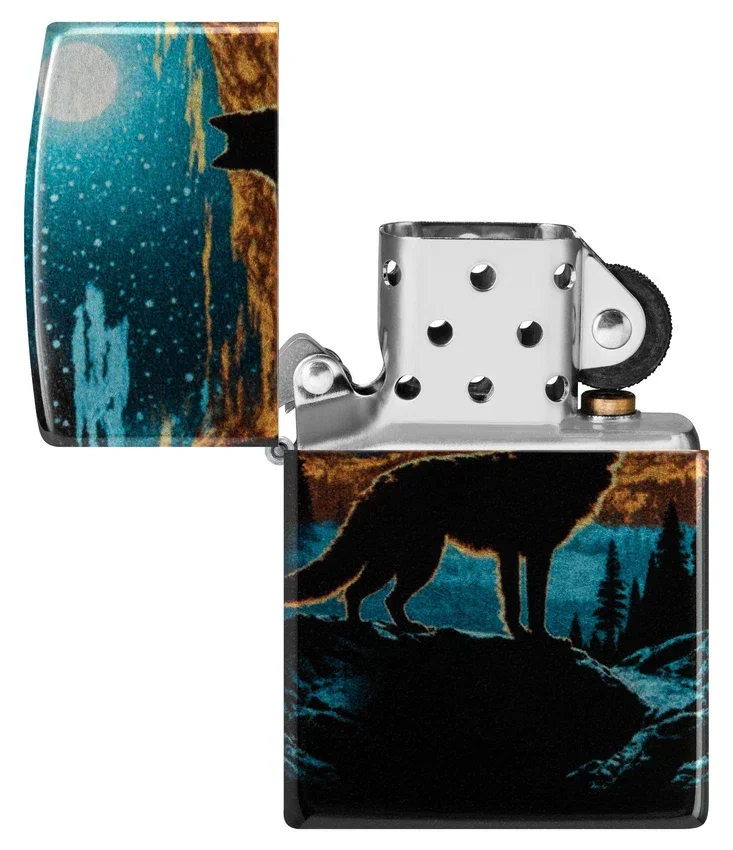 Motif « Loup au clair de lune » Motif « Loup au clair de lune »