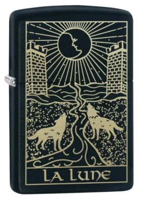Motif « Loup » inspiré des cartes de tarot