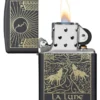 Motif « Loup » inspiré des cartes de tarot