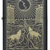 Motif « Loup » inspiré des cartes de tarot