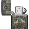 Motif « Loup » inspiré des cartes de tarot