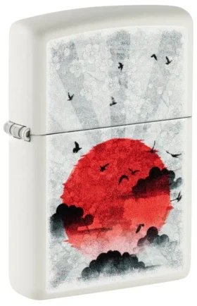 Motif « Lune rouge »