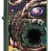 Motif « Monstre de l’Apocalypse » vert hautement poli